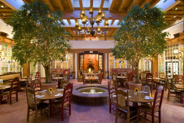 I enjoyed the hacienda feel of dining at La Plazuela in La Fonda. Photo courtesy La Fonda on the Plaza in Santa Fe
