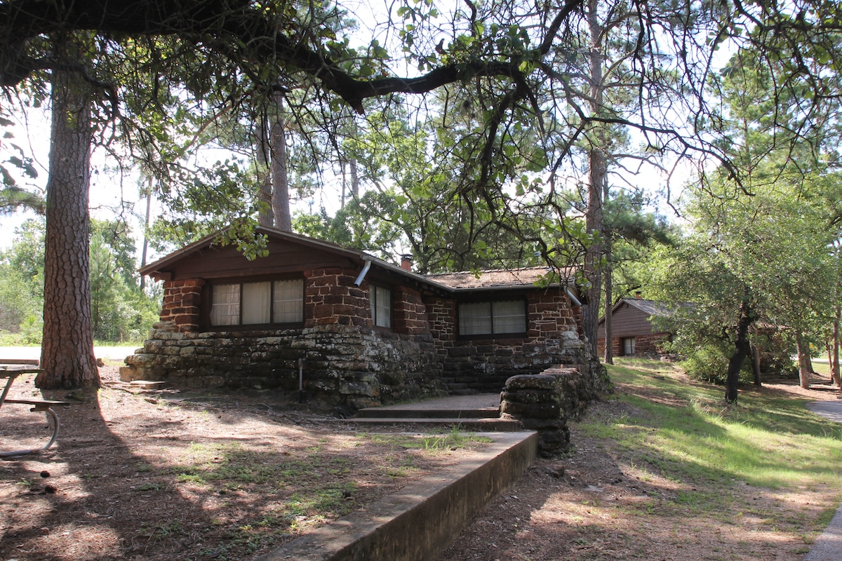 Cabin at Bastrop State Park Central Texas Camping