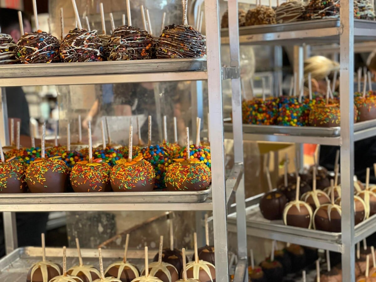 Caramel apples from Amy's Candy Kitchen