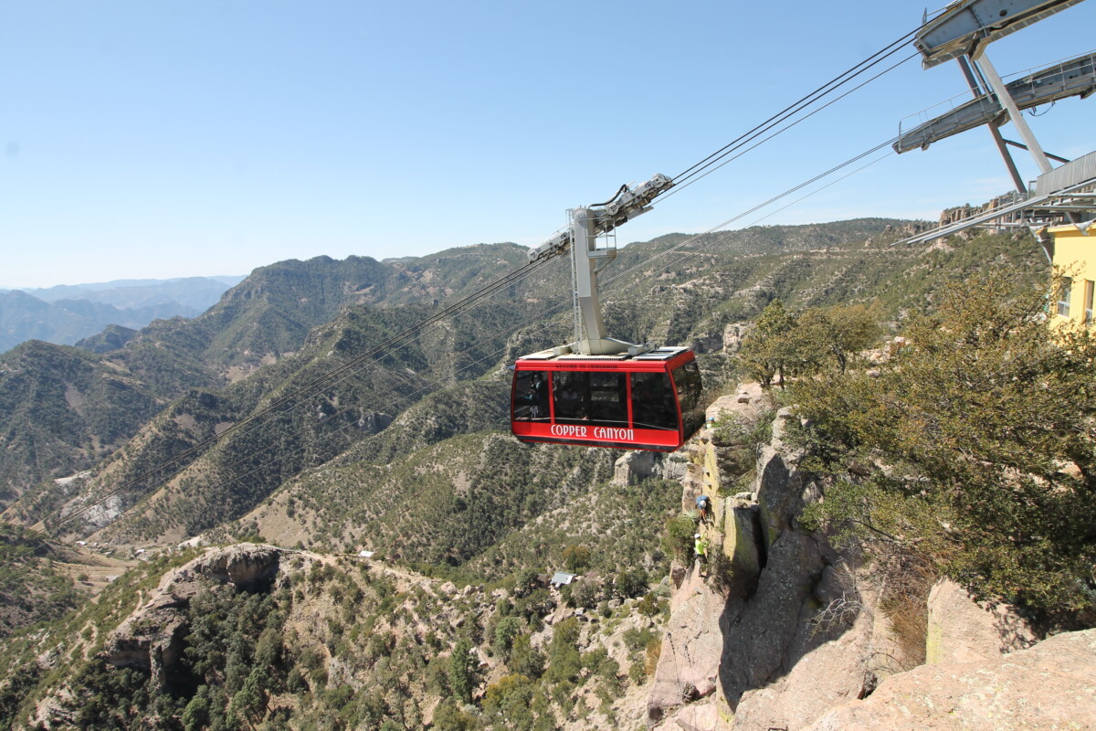 The Copper Canyon cable car.
