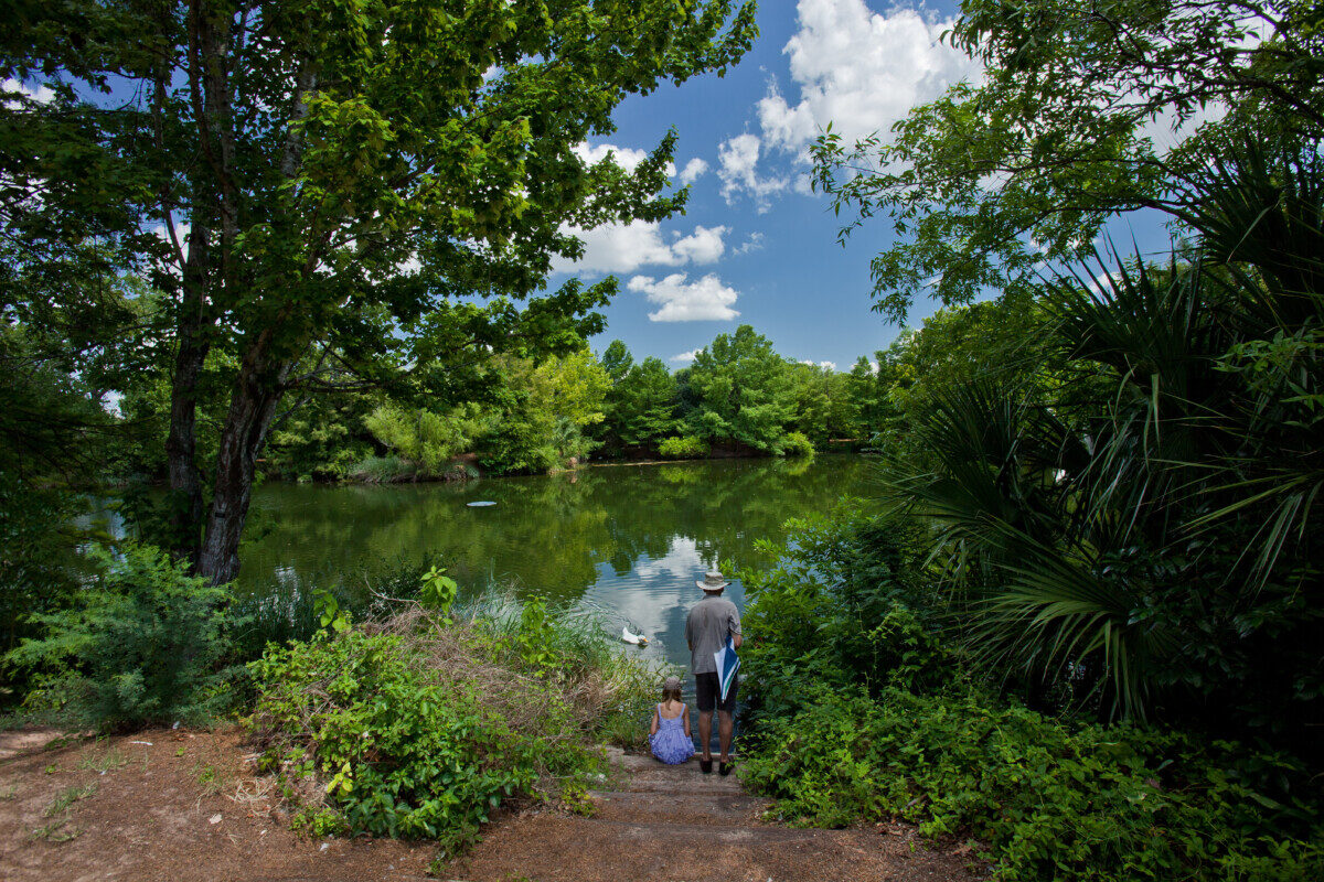 Pond at San Antonio Botanical Garden