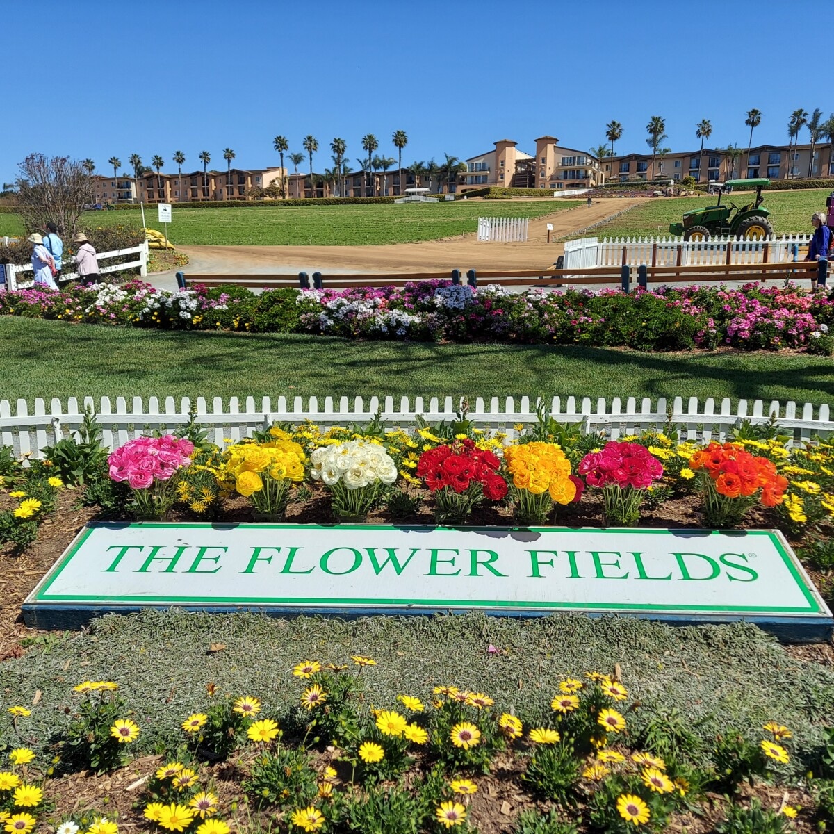 Entrance Sign to the Flower Fields