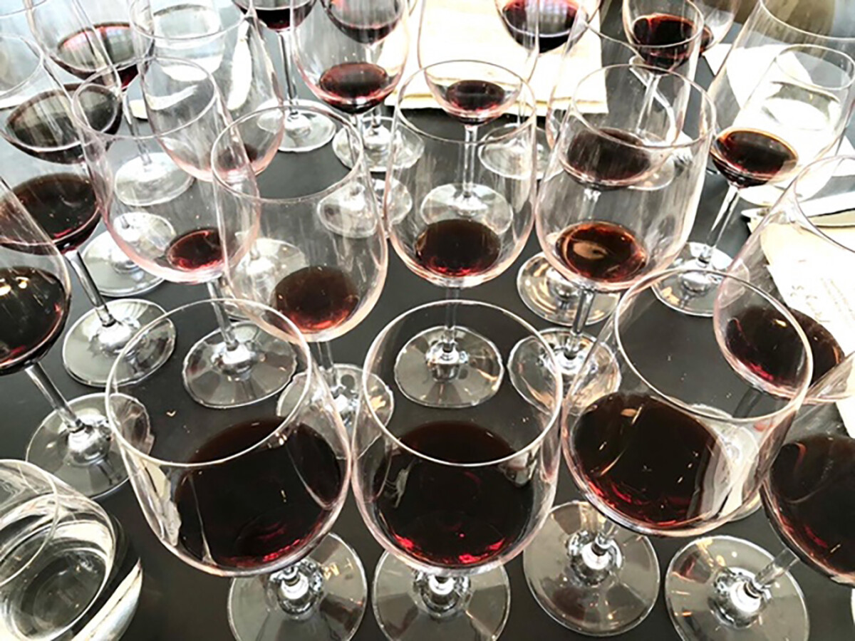 Vertical Tasting Wine Glasses © Cori Solomon