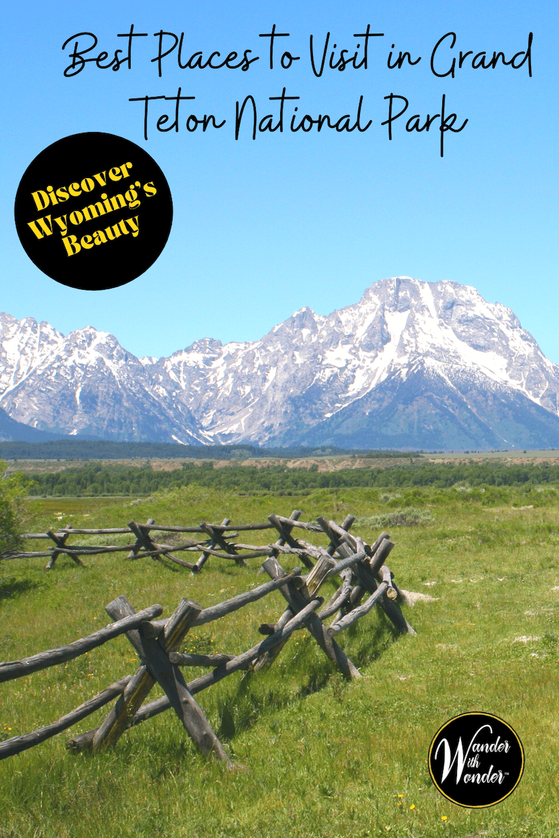 Grand Teton National Park is one of the most beautiful places in the U.S. Consider this beautiful national park in Wyoming when planning your next road trip, National Park adventure, or family vacation. Here are the best places to visit in Grand Teton National Park.