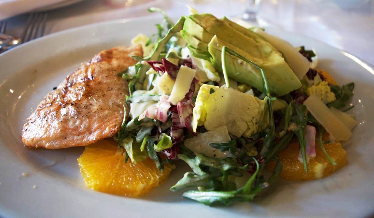 Giuseppe's Salmon Salad © Cori Solomon. San Luis Obispo