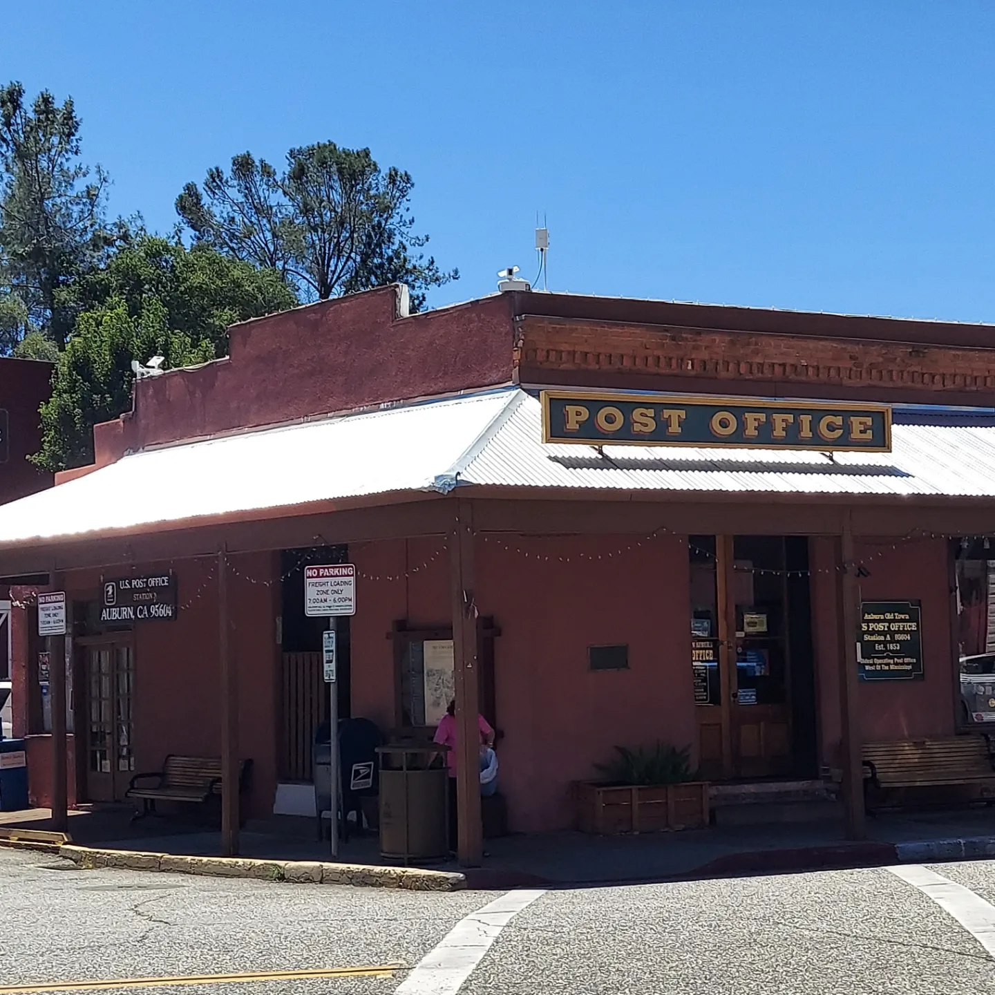 Picture of oldest Post Office West of the Mississippi. California Gold Country
