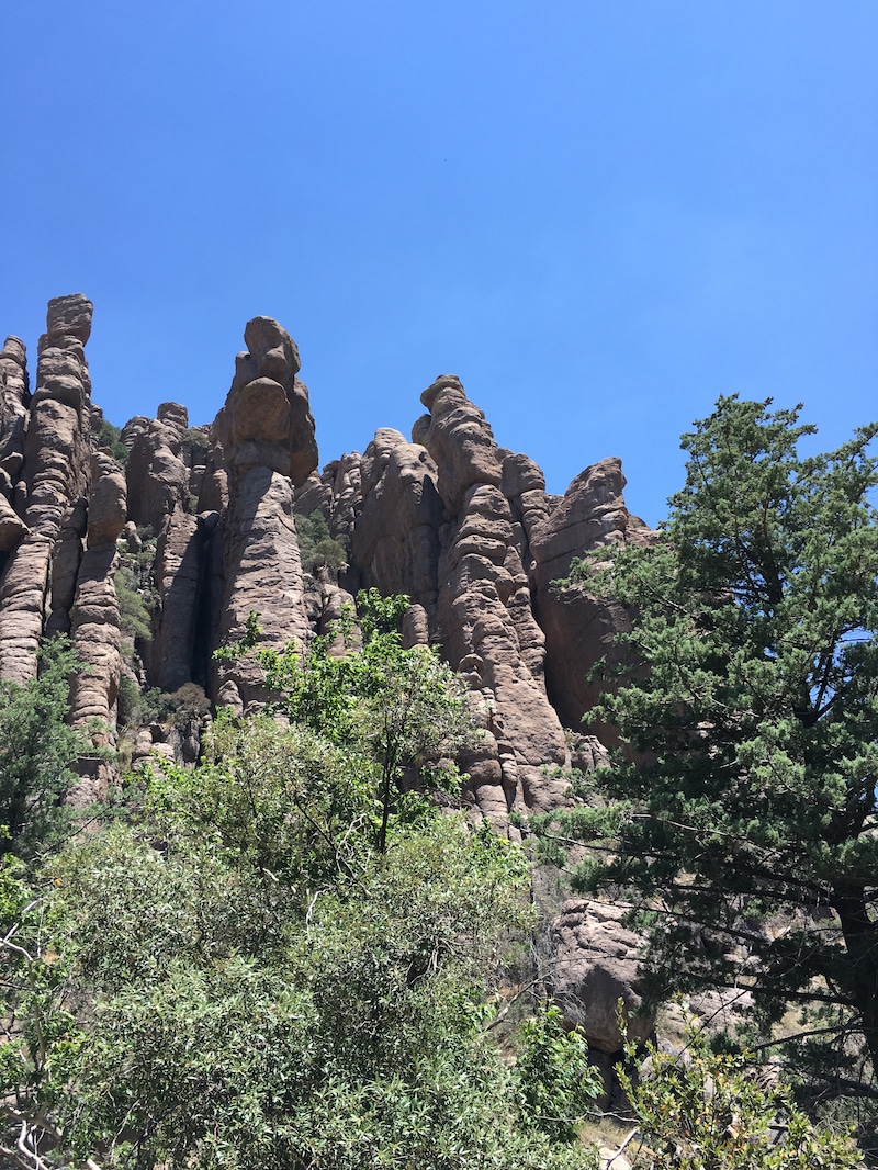 Rock spires at Chiricahua.