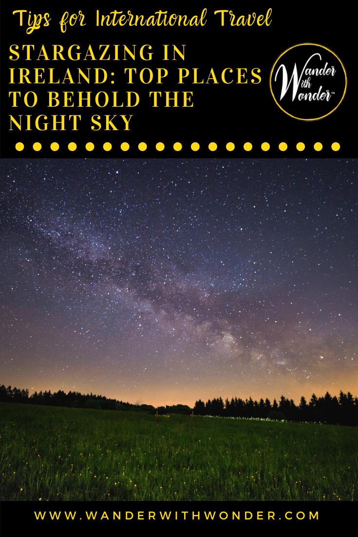 Stargazing is one of the most exciting activities you can engage in while in Ireland. Some places have a better night sky than others, so check out the top sites to see Ireland's night sky.
