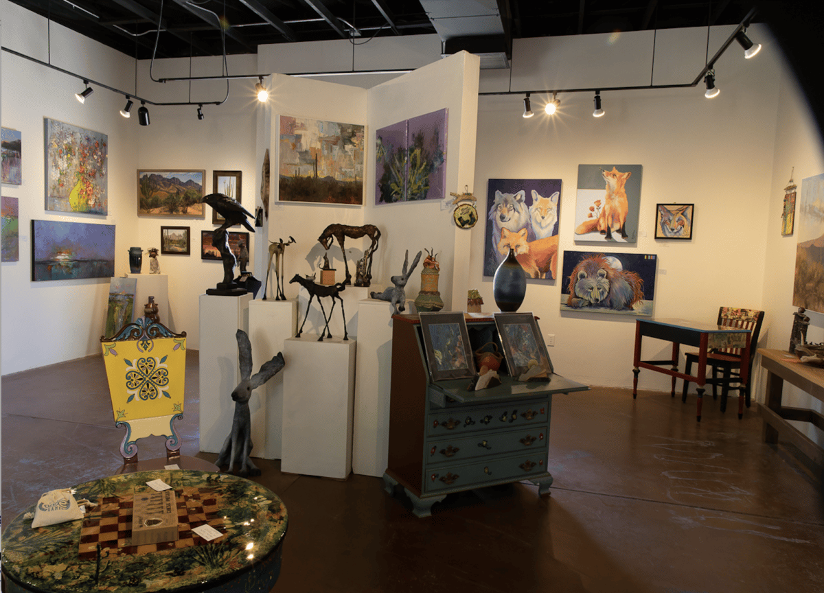 The Art Gallery in Tubac has one-of-a-kind Southwestern art in Arizona.