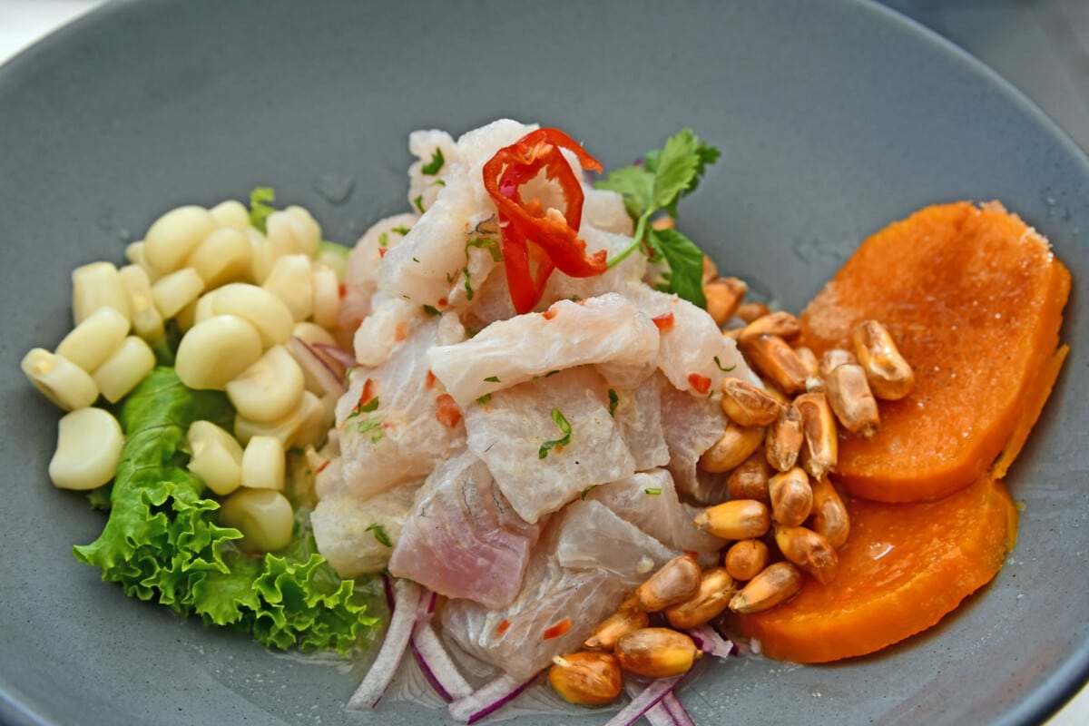 Cerviche uses some of the best ingredients in Lima.