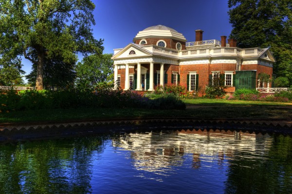 Thomas Jefferson's Monticello in HDR by Randy Pertiet