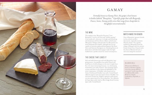 Tasting Wine and Cheese - Gamay page