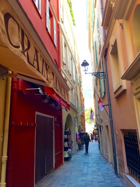 The streets of Monaco-ville. Photo by Susan Lanier-Graham