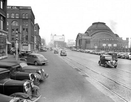 Tacoma Union Station and Pacific Ave 1941