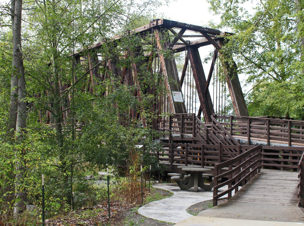 Railroad Bridge Park in Sequim Washington