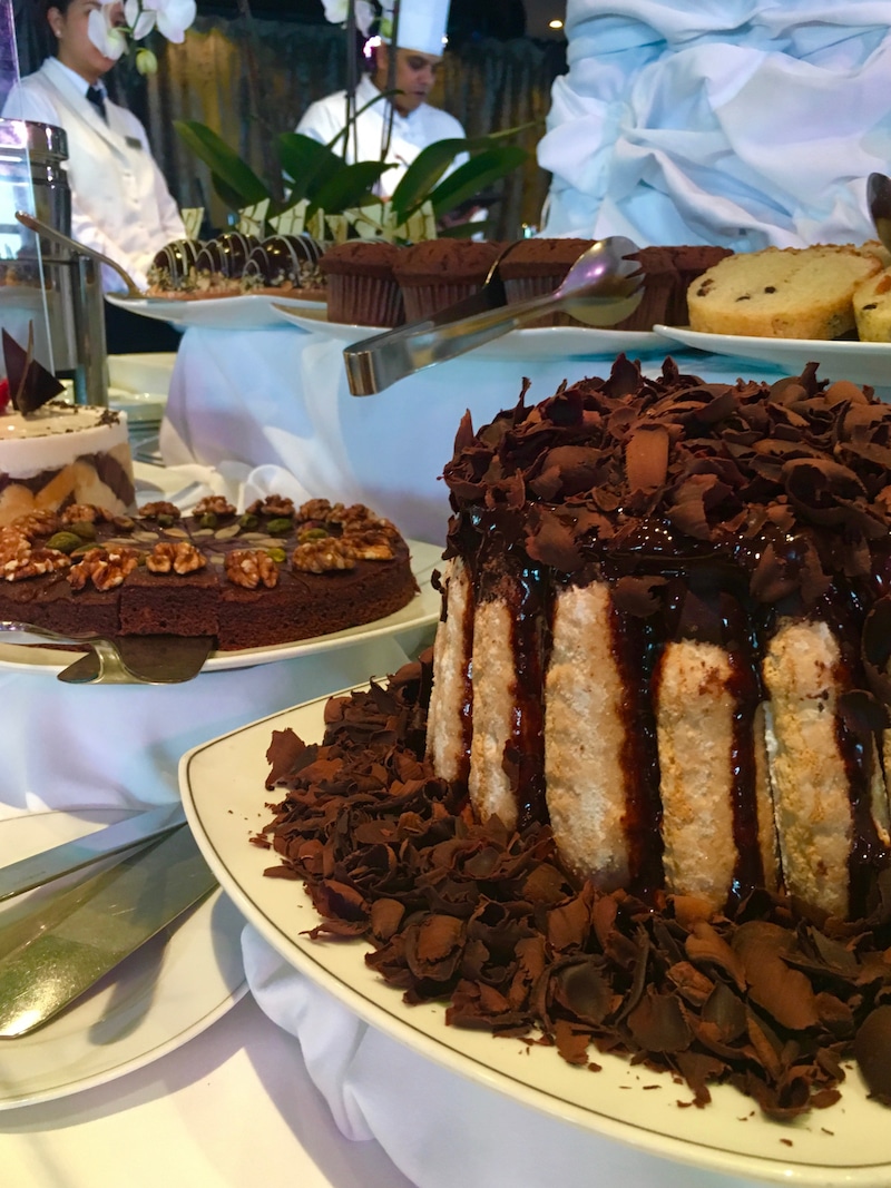 luxury cruise on Regent Seven Seas - Celebrate chocolate at the Chocolate Afternoon Tea. Photo by Catherine Parker