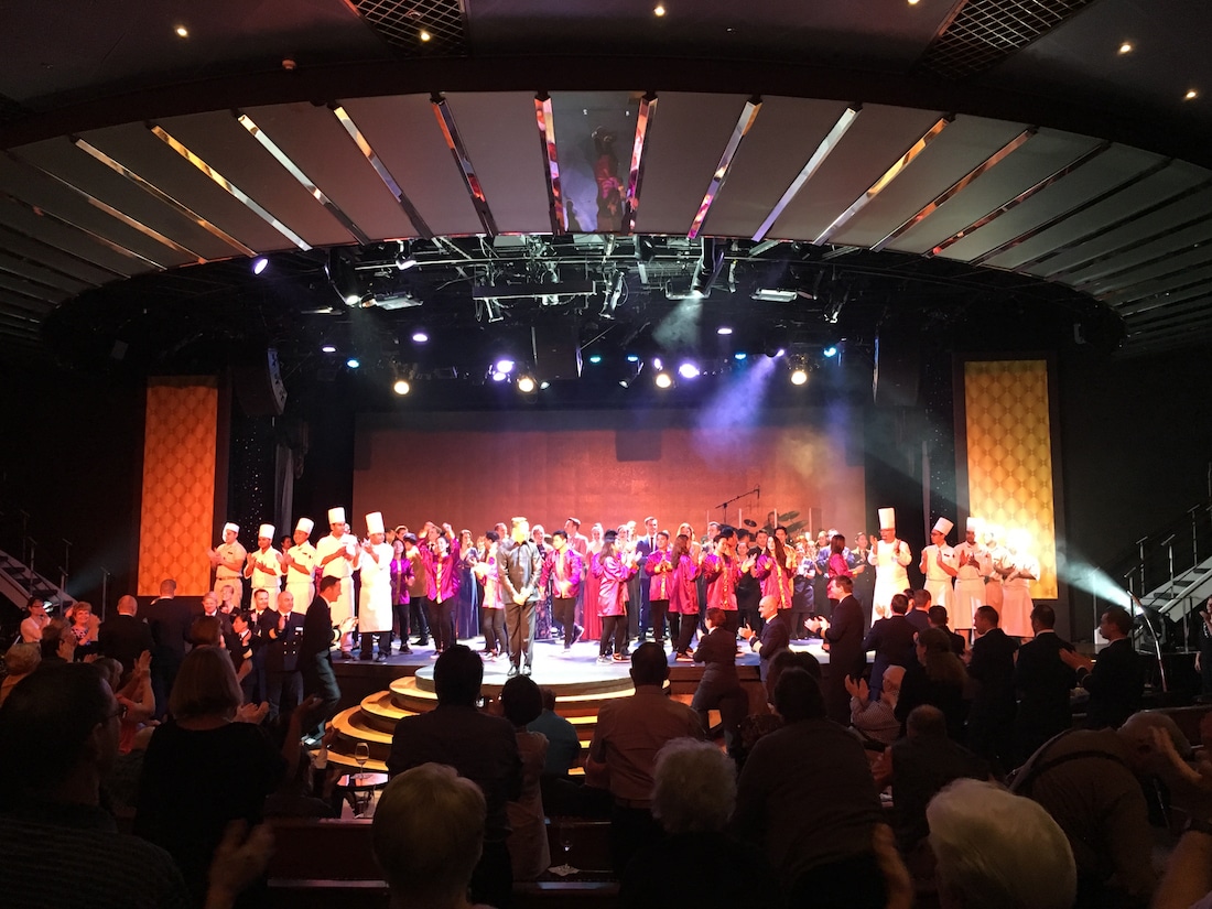 luxury cruise on Regent Seven Seas - With a full line up of nightly entertainment, enjoy a show during your cruise. Photo by Catherine Parker