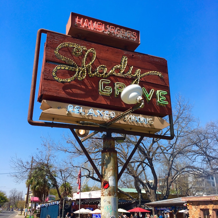 Shady Grove. Guide to 48 hours in Austin Texas