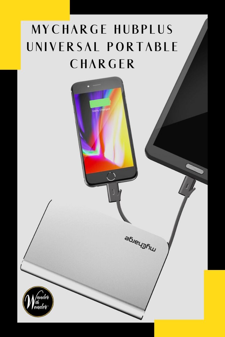 I received the myCharge HubPlus 6700 mAh Universal Portable Charger to review recently. I was looking for a good charger—and found the best portable charger I've ever used. I now never travel without myCharge. I recommend the myCharge HubPlus for your on-the-go charging needs.