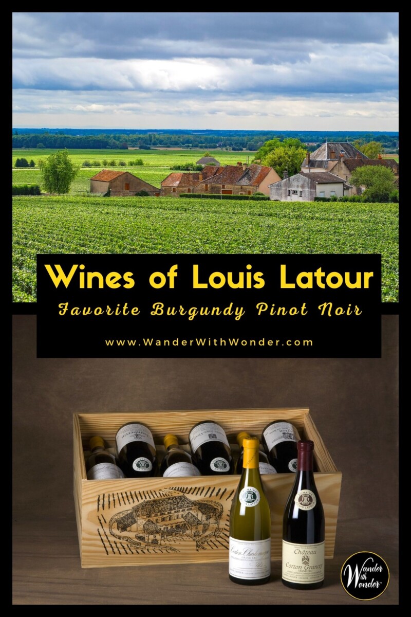 Domaine Louis Latour is one of the few wineries in Burgundy still completely family-owned and operated. The family is from Aloxe-Corton, a small medieval village in the Côte de Beaune. The Latour family has been making wine since the 17th century. These are some of my favorite Pinot Noir wines of Maison Louis Latour.