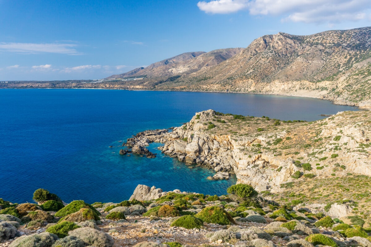 Beautiful view to the bay near Paleochora, Crete. Photo courtesy Adobe Stock images