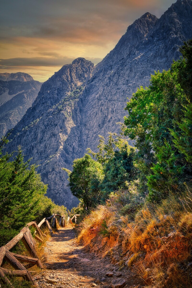 Be sure to explore the paths through Samaria Gorge in Crete. Image by Albrecht Fietz from Pixabay