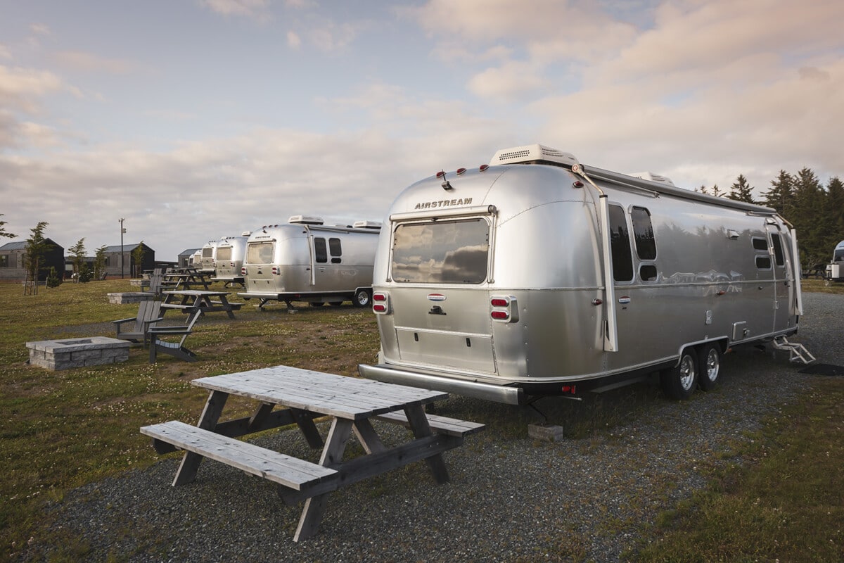 Stay in an Airstream trailer. One of the things to do in Coos Bay.