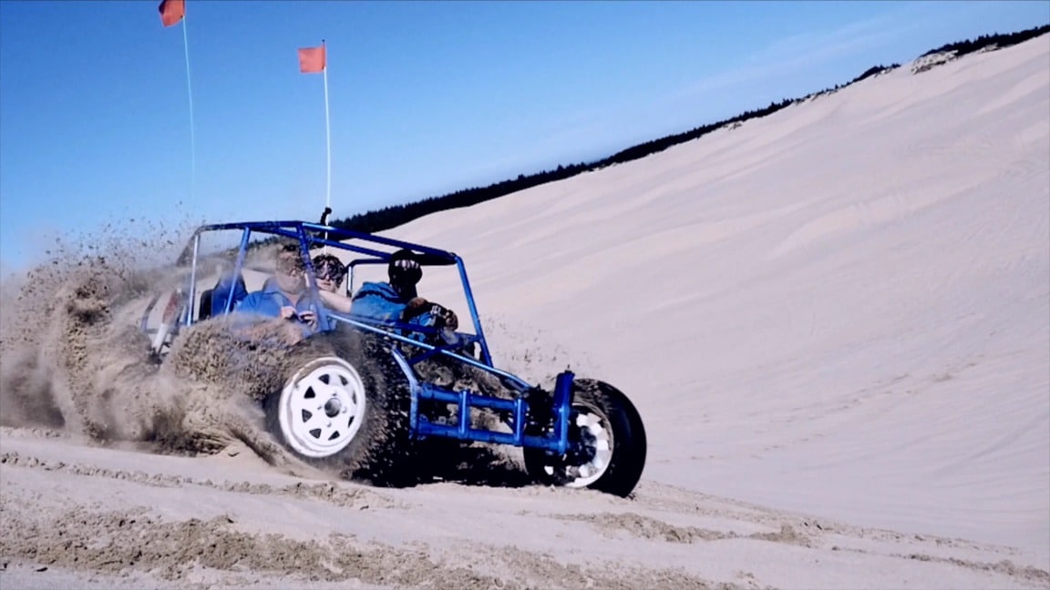 Riding the dunes in a buggy is one of the things to do in Coos Bay.