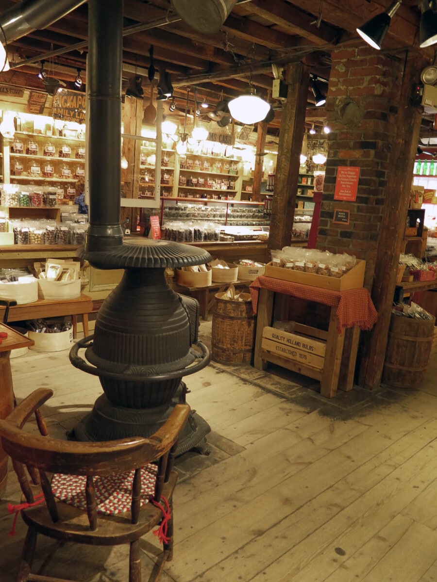 interior of a country store