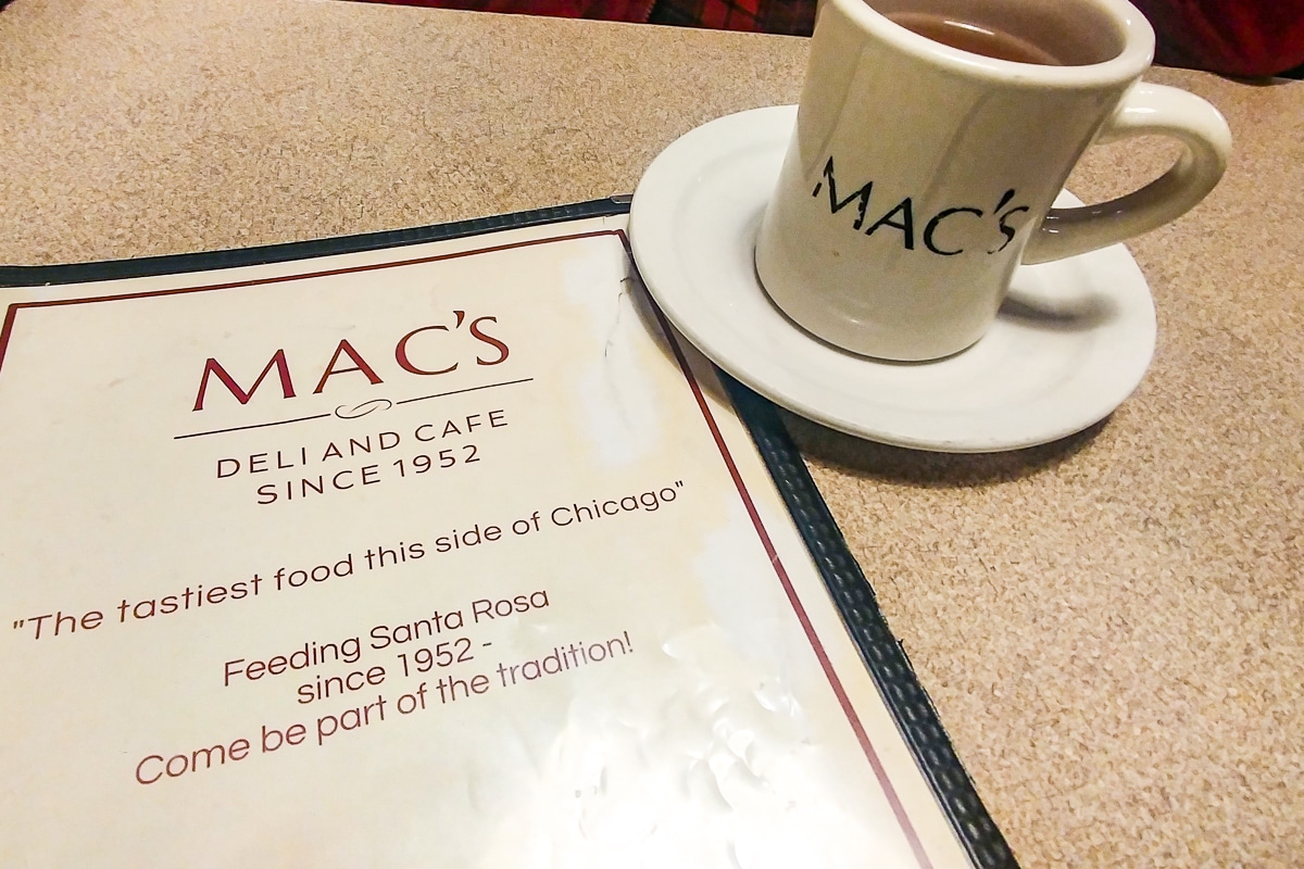Breakfast at Mac's Deli and Cafe - Santa Rosa CA