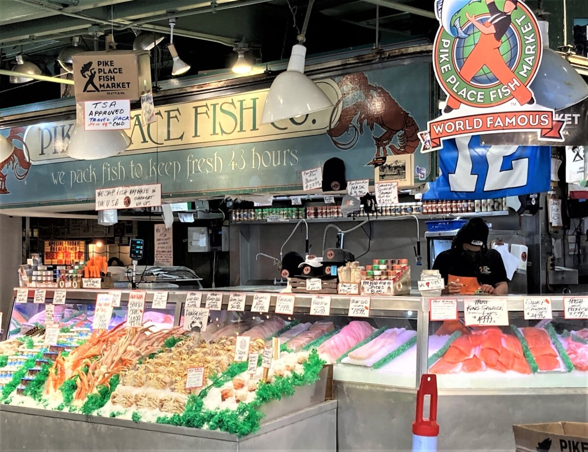 World-famous Pike Place Fish Market.