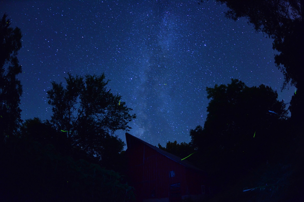 Night sky in rural Nebraska