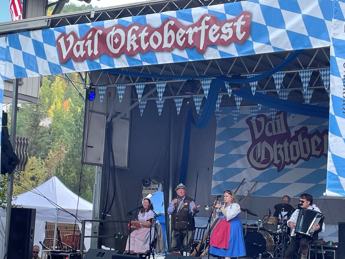 Vail Oktoberfest. Fall in the Colorado Rockies.