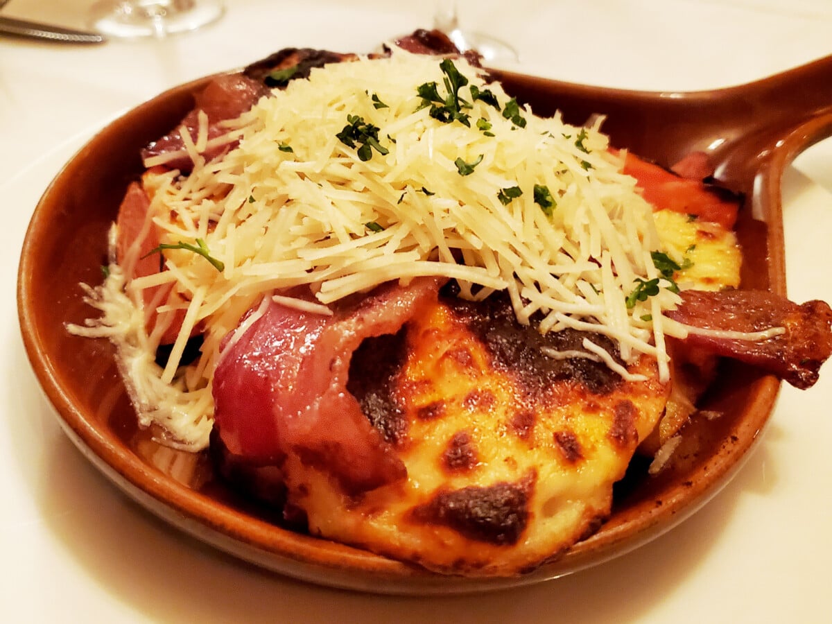 The hot brown open-faced sandwich invented in Louisville.