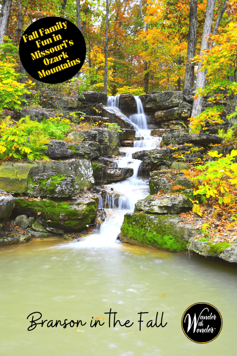 Branson in the Fall is an ideal getaway in Missouri's Ozark Mountains. Enjoy the fall colors, the cooler weather, and loads of family fun. Be sure to check out Silver Dollar City and all of the great food and family activities as well as great outdoor adventures when you travel to Branson, MO.