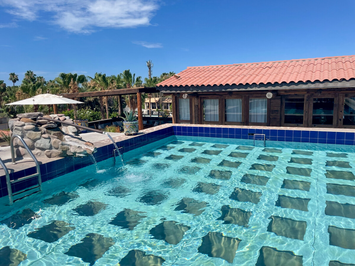 The pool at the Hotel Posada de las Flores in Loreto. Loreto Mexico