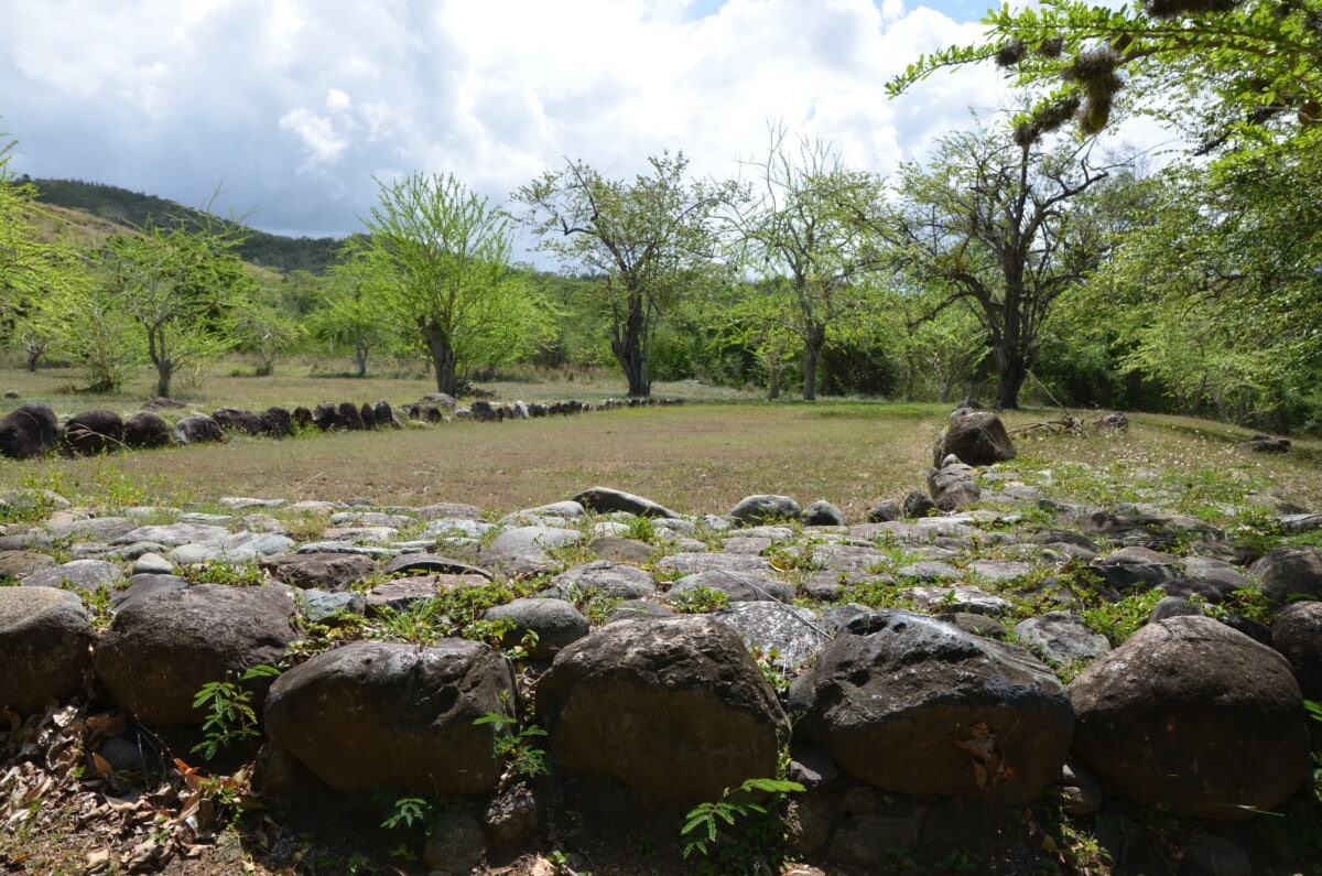 Ancient ruins at the Indigenous Ceremonial Center near Ponce.