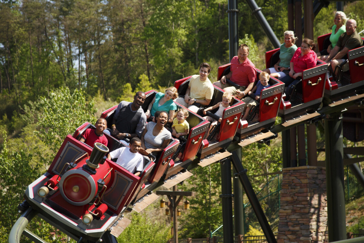 The FireChaser Express at Dollywood