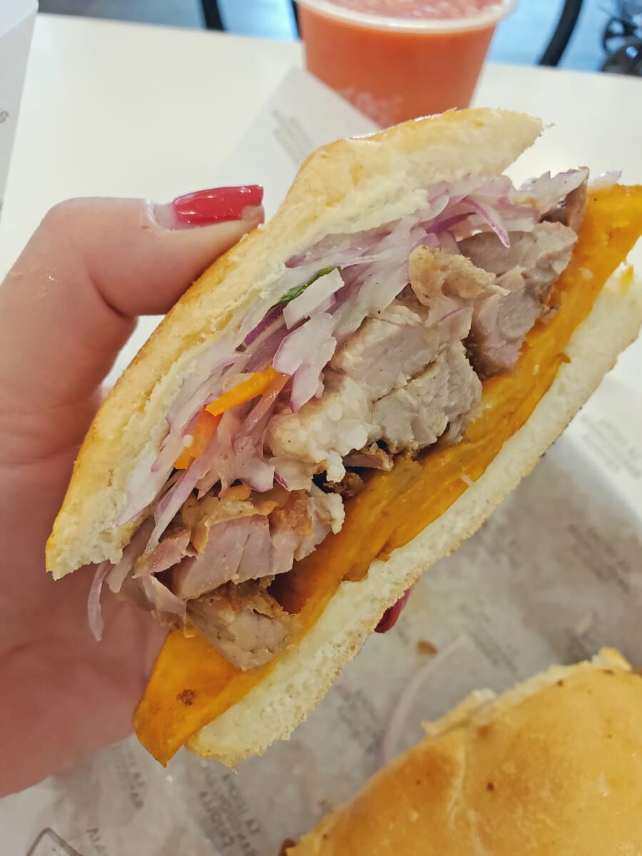 Lima's favorite sandwich.