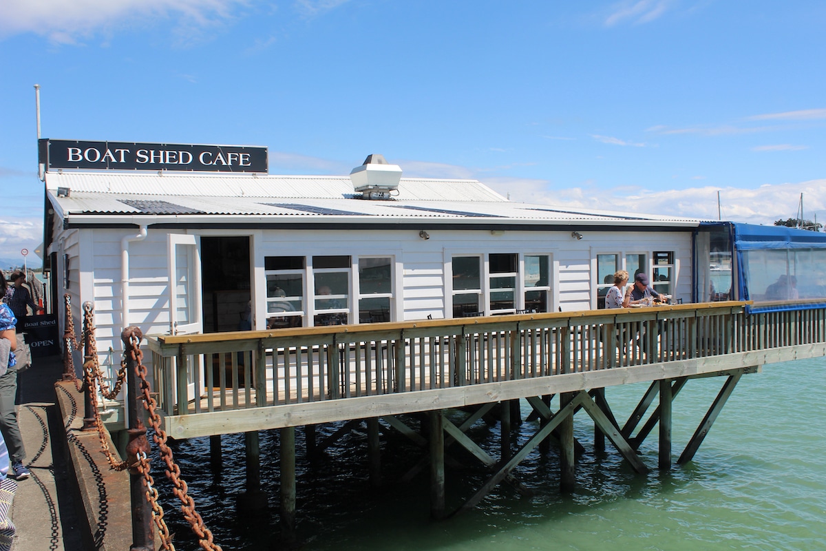 The Boat Shed Cafe is one of my favorite restaurants in Nelson.
