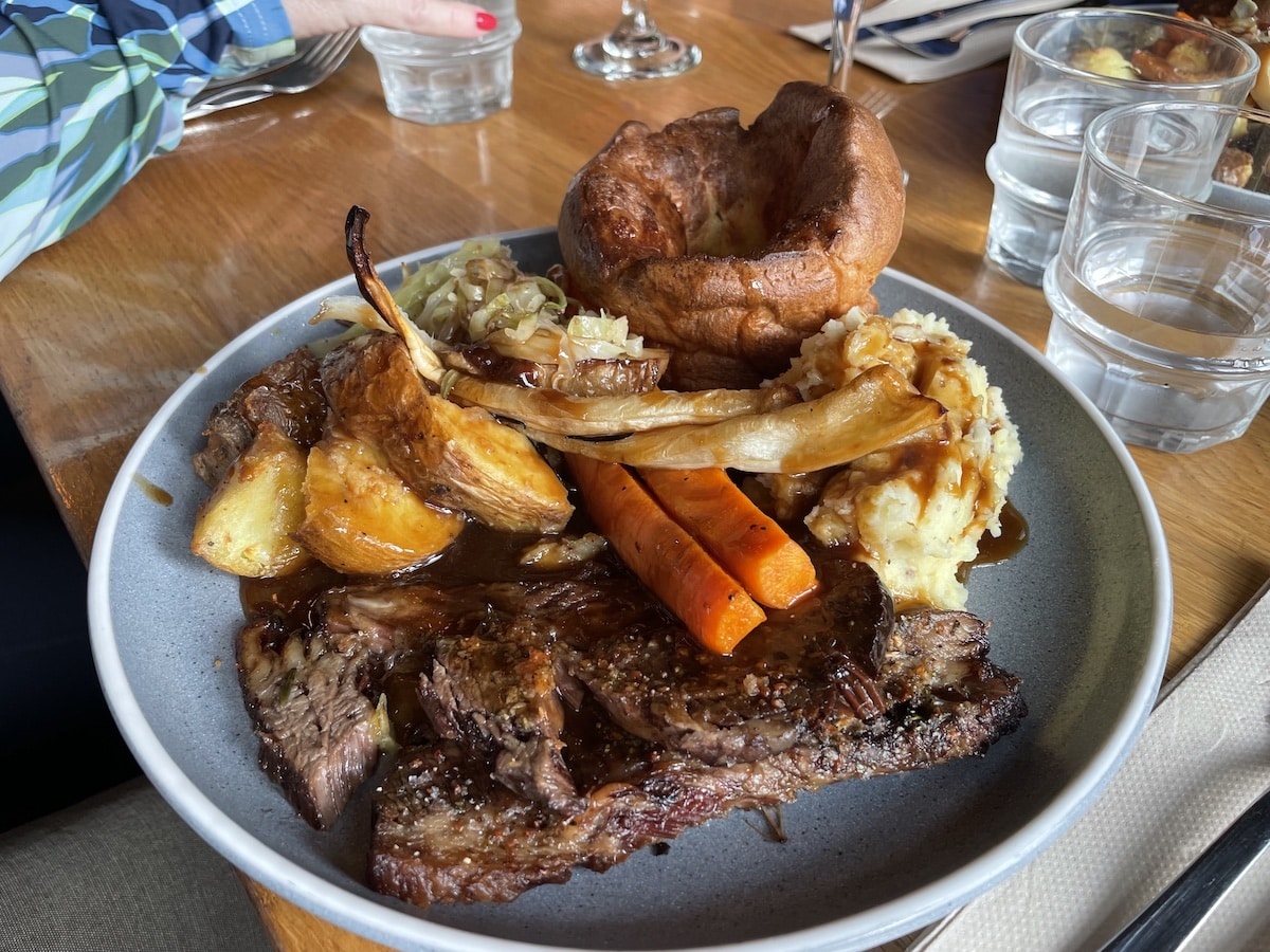 Sunday roast special at The Vic in Nelson.