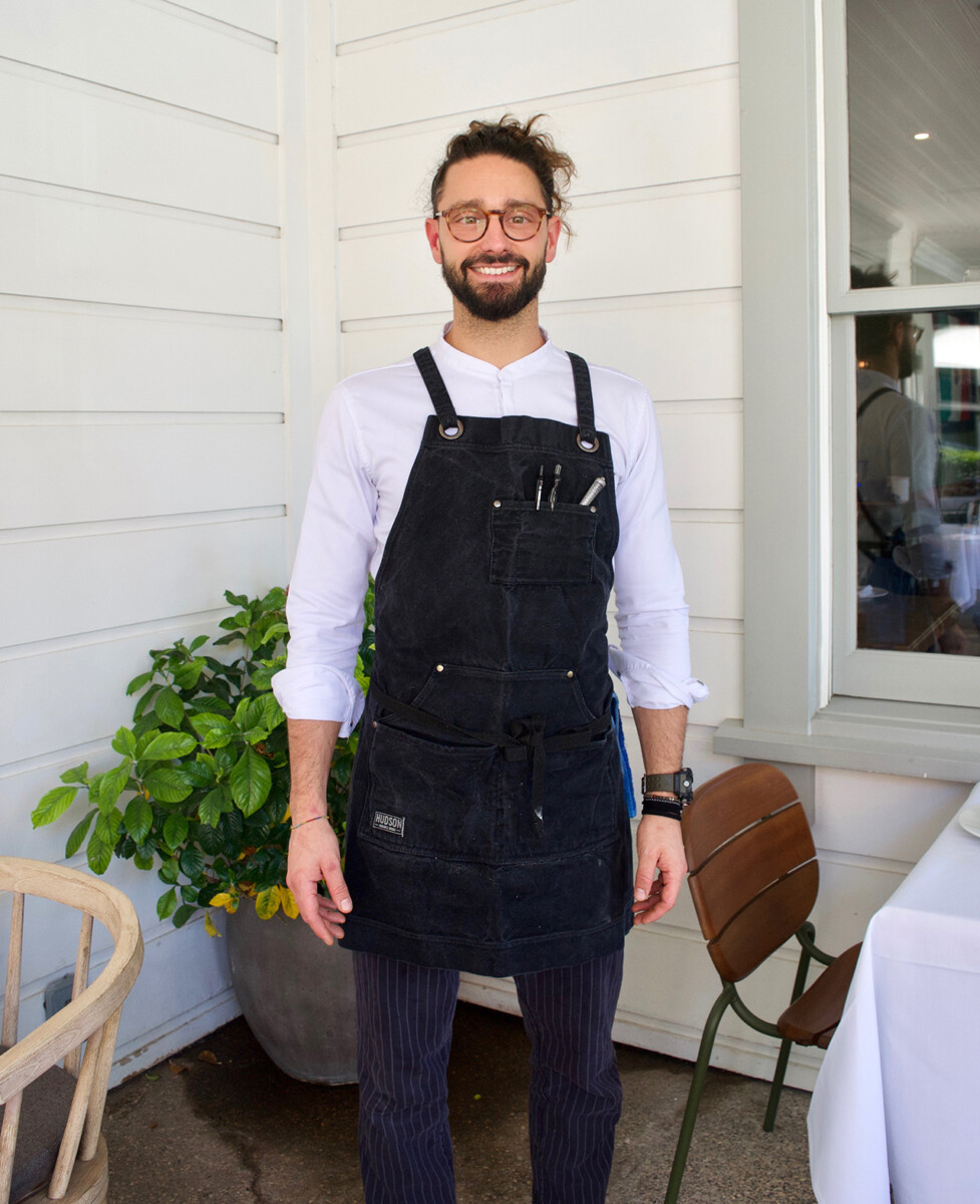 Chef de Cuisine Marco Longinotti at Nella Kitchen and Bar, one of the Santa Ynez Valley's Restaurants.
