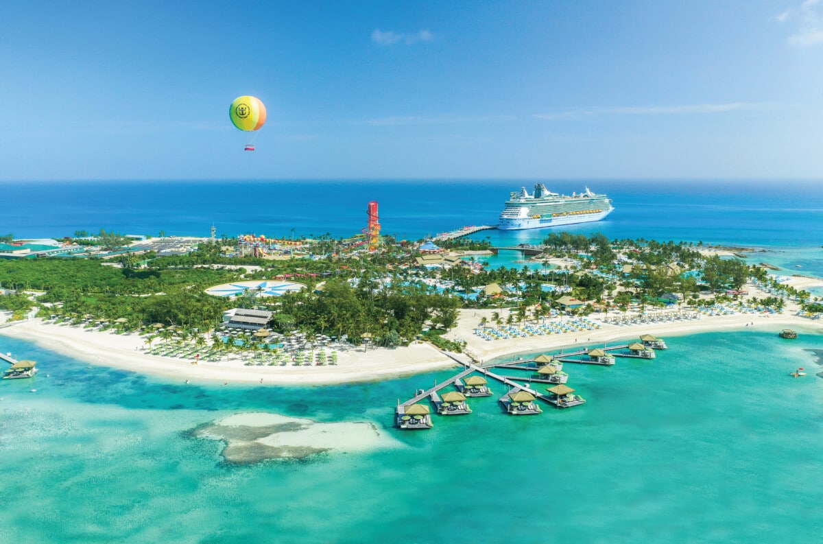 A stop at CocoCay on Royal Caribbean's Wonder of the Seas.