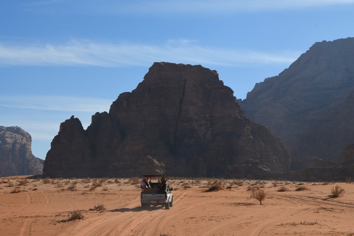 4x4 tours are the most popular way to experience Wadi Rum.