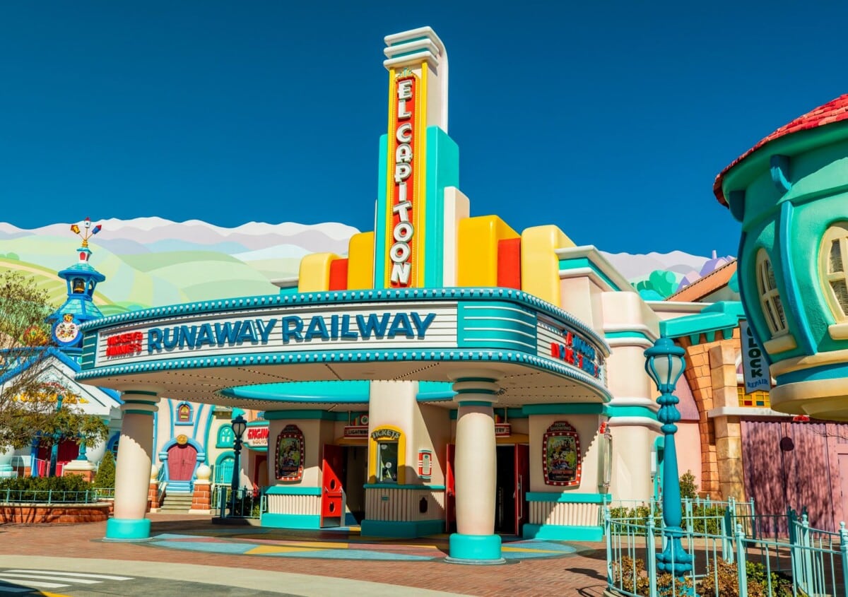Mickey and Minnie's Runaway Railway at Disneyland Park.