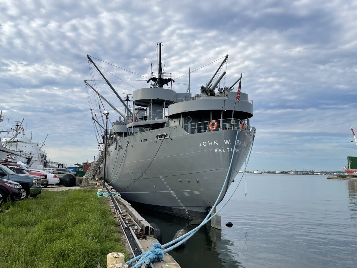 The John W. Brown Liberty ship is a living museum and a great place to visit in Maryland.