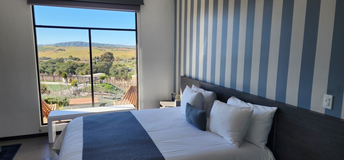 A room with a view at La Cima de Valle Hotel.
