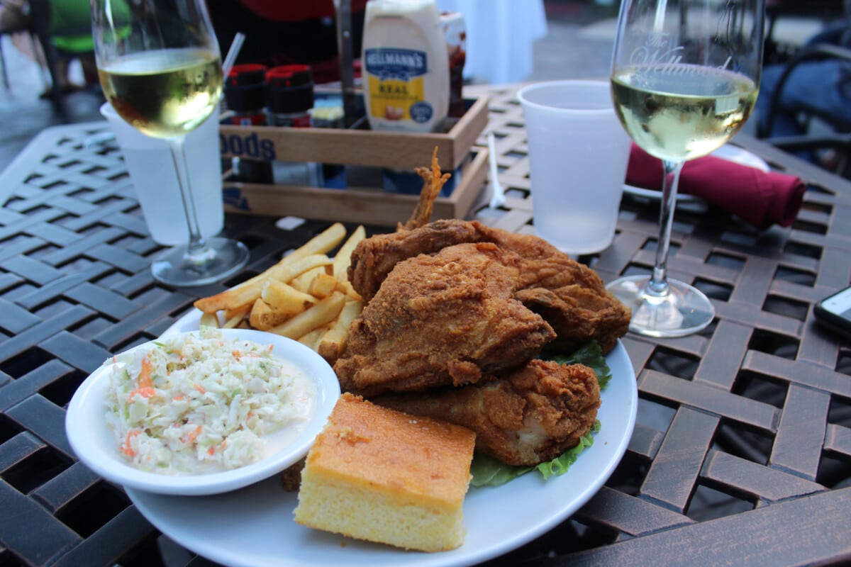 Although most customers come to The Wellwood for steamed crab, we love their fried chicken.