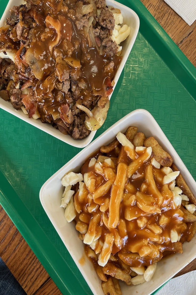 Dine on poutine while spending 2 days in Montreal.