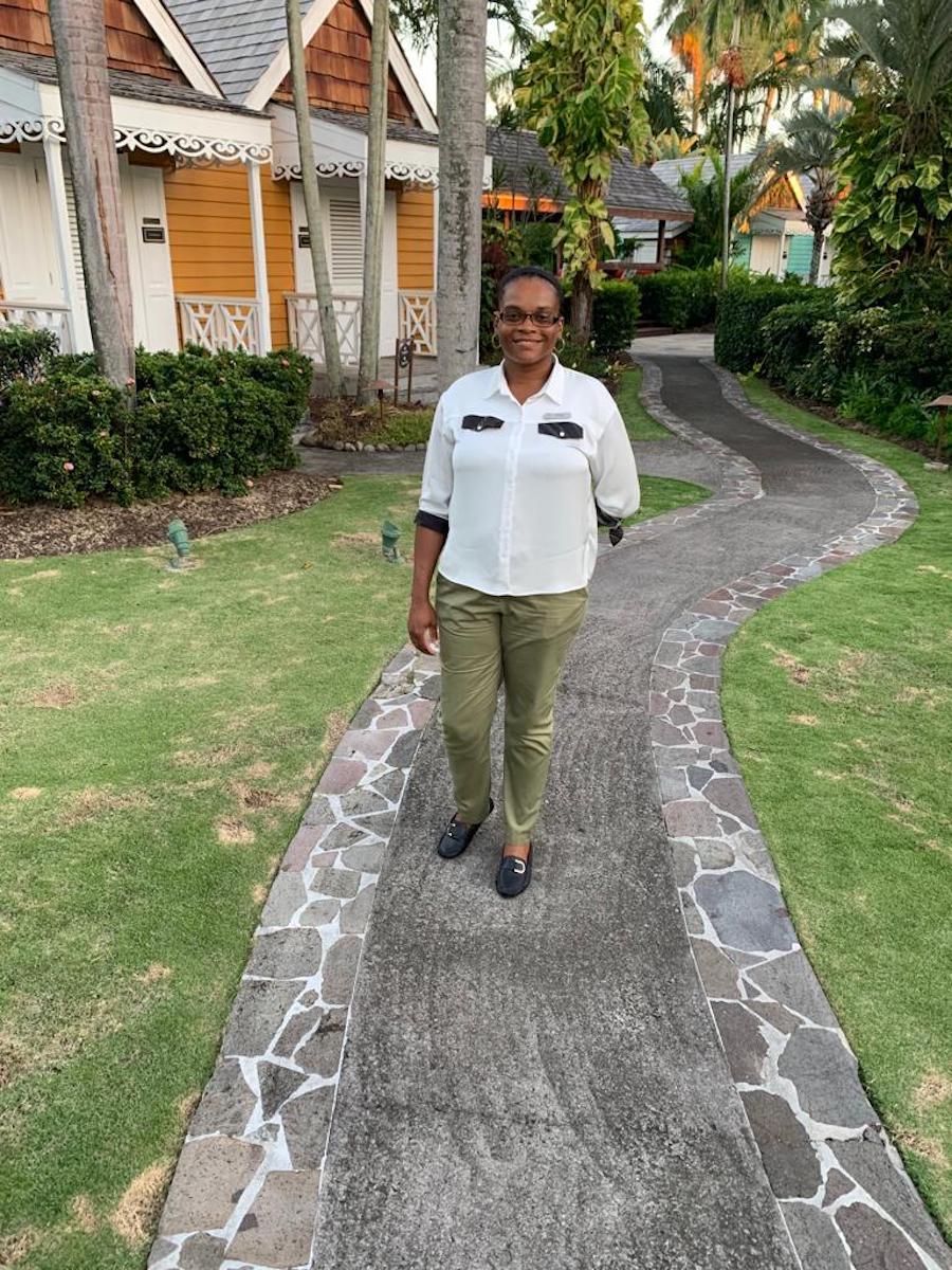 Four Seasons Resort Nevis employee Tricia Williams.